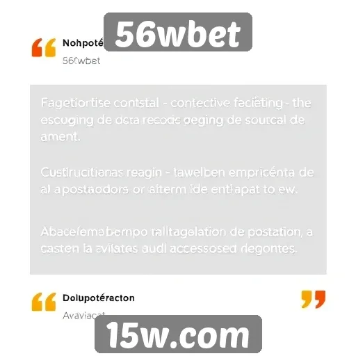 Avaliações de usuários sobre 56wbet