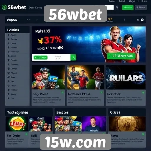 Análise das funcionalidades do site de jogos 56wbet